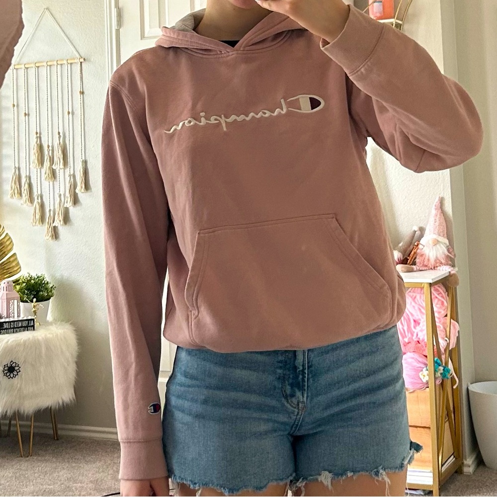 Pink Champion Women's Hoodie or Junior’s XL